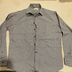 Dress Shirt in Mini Houndstooth